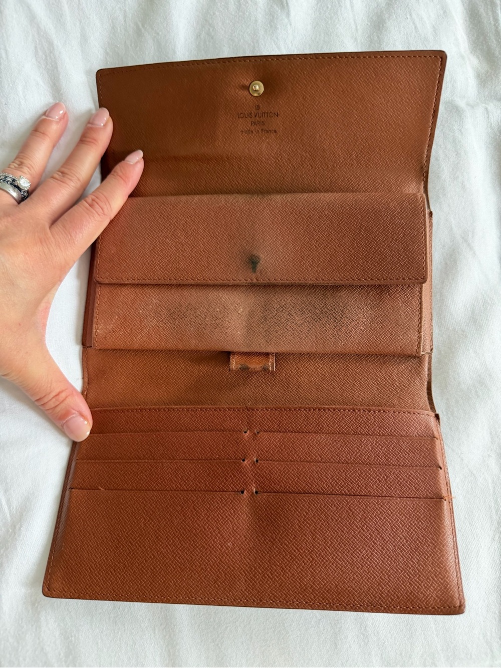 Louis Vuitton Monogram Canvas Continental Wallet in Brown and Gold - Picture 2 of 11
